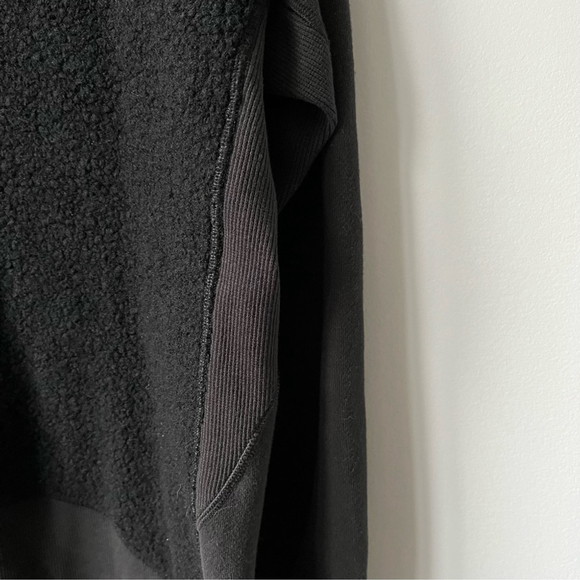 Lululemon Black Stand Out Sherpa Jacket Size 10 - Picture 10 of 14